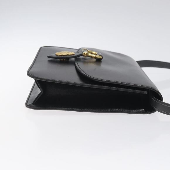 CELINE Shoulder Bag Leather Black Gold - Picture 4 of 12